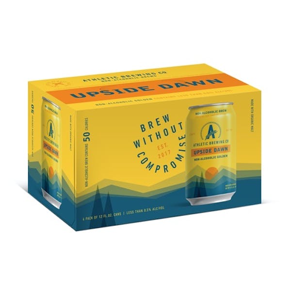 Athletic Brewing Co. Upside Dawn Golden Non-Alc 6-Pack Can
